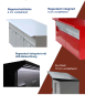 Preview: Briefkasten Huber Aluminium 300/400 Anthrazitgrau RAL 7016 (D)